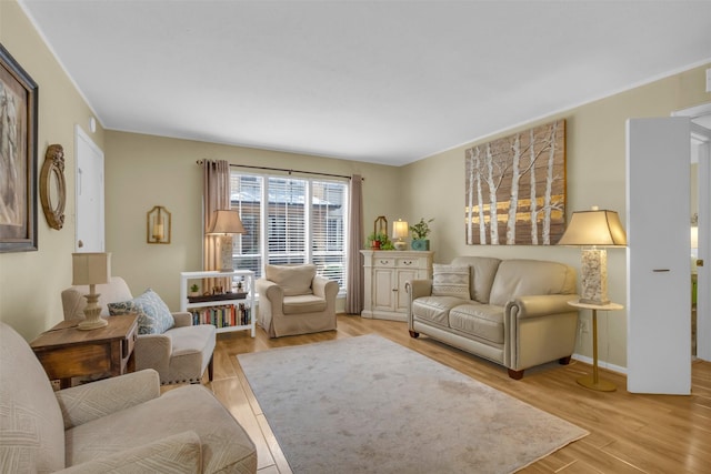 10763 Villager Unit A, Dallas, TX 75230 - living room with light wood finished floors and baseboards