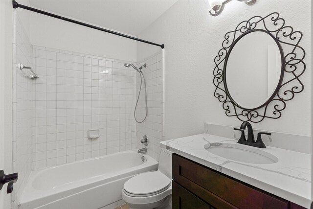 9013 Topperwind Ct, Fort Worth, TX 76134 - bathroom with vanity and shower / washtub combination