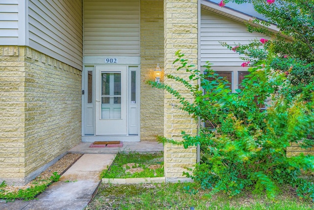 902 Via Valencia, Mesquite, TX 75150 - entrance to property with brick siding