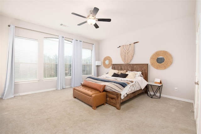 12720 Outlook Ave, Fort Worth, TX 76244 - bedroom featuring carpet flooring and a ceiling fan