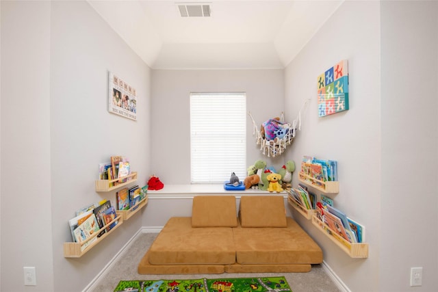 12720 Outlook Ave, Fort Worth, TX 76244 - rec room featuring carpet floors and baseboards