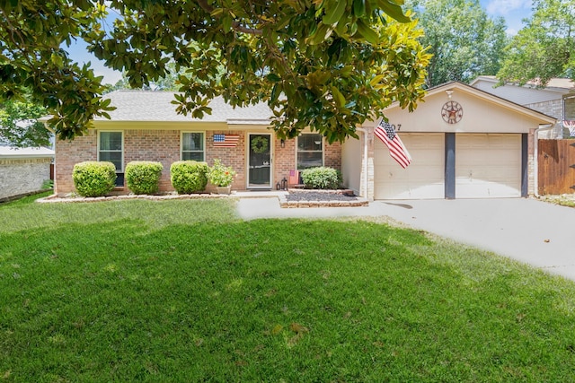 5807 Shady Hill Ln, Arlington, TX 76016 - single story home featuring brick siding, a garage, and driveway