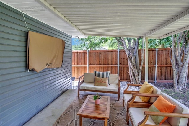 315 N Mckown Ave, Sherman, TX 75092 - view of patio featuring an outdoor hangout area