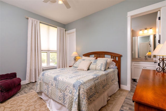 100 Redtail Hawk Dr, Aledo, TX 76008 - bedroom with light wood finished floors and ceiling fan