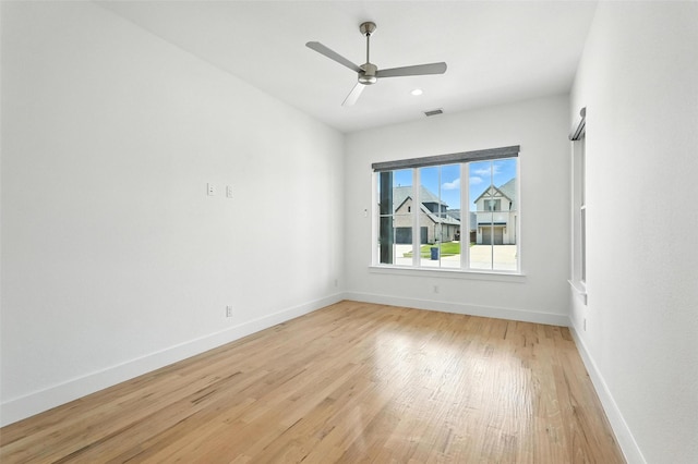 13868 Dorset Ln, Frisco, TX 75035 - unfurnished room featuring light wood-type flooring and ceiling fan