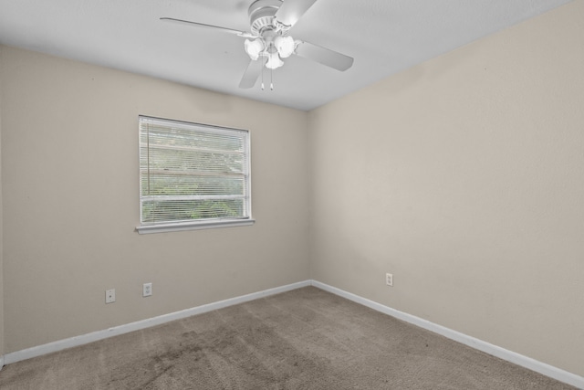 5308 Wentworth St, Fort Worth, TX 76132 - carpeted empty room featuring baseboards and ceiling fan