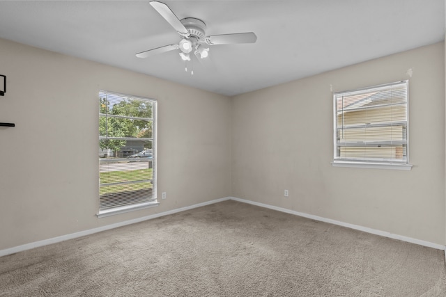 5308 Wentworth St, Fort Worth, TX 76132 - unfurnished room with carpet floors and ceiling fan