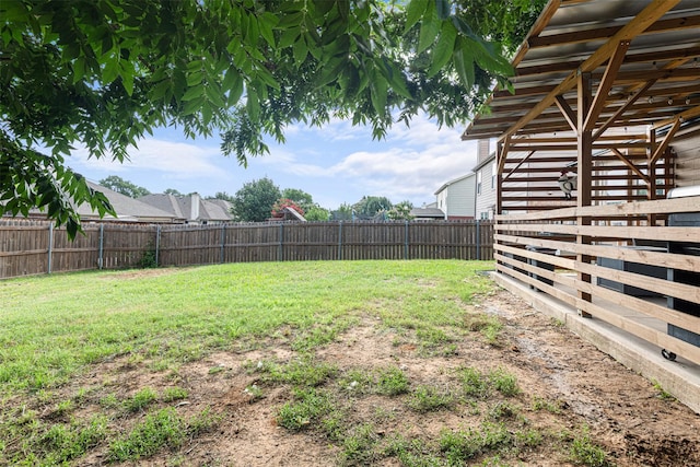 8805 Tumbleweed Dr, Cross Roads, TX 76227 - view of fenced backyard