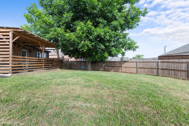8805 Tumbleweed Dr, Cross Roads, TX 76227 - view of fenced backyard