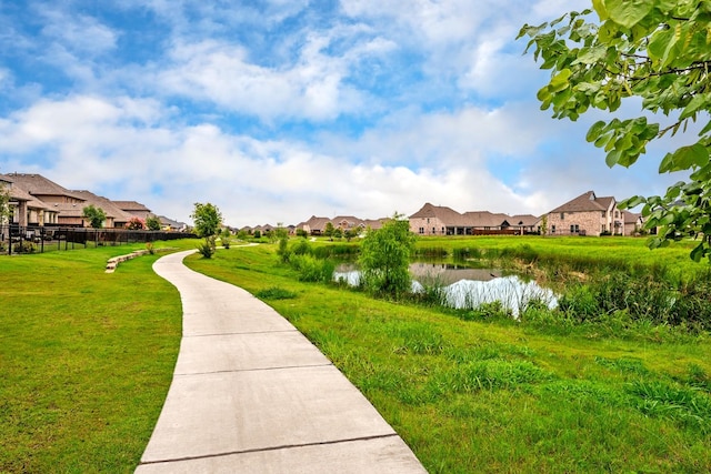 778 Corner Post Path, Celina, TX 75009 - view of home's community with a residential view, a water view, and a yard