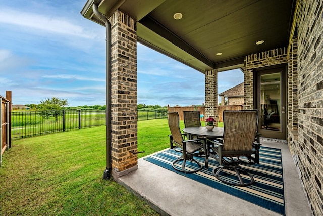 778 Corner Post Path, Celina, TX 75009 - view of patio / terrace with outdoor dining area