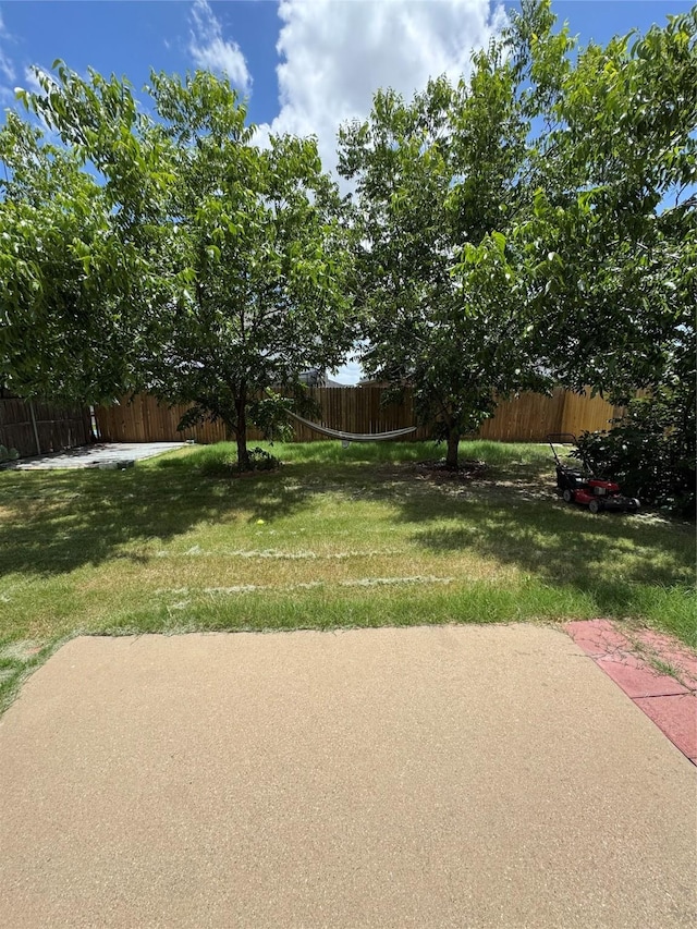 2100 Leandra Ln, Fort Worth, TX 76131 - view of yard featuring a patio area