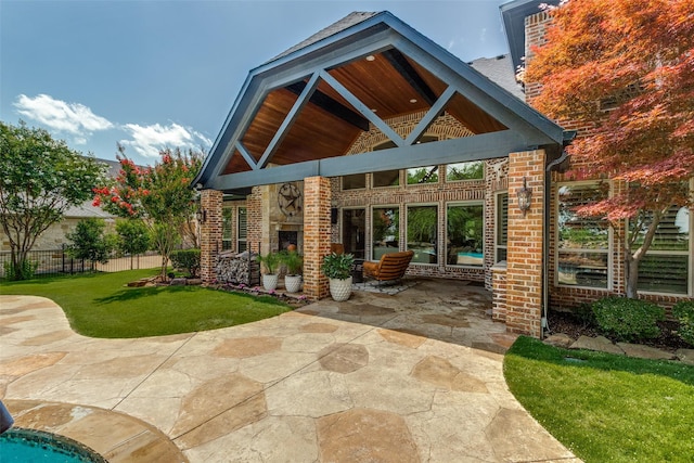 2521 Fair Oaks Ln, Prosper, TX 75078 - view of patio / terrace featuring a gazebo