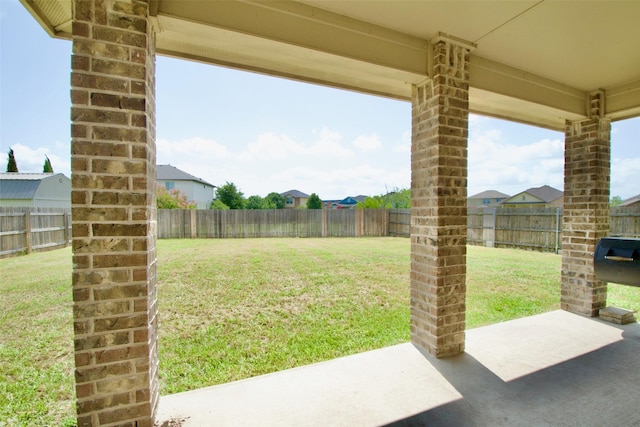 9929 Caney Creek Dr, Waco, TX 76708 - fenced backyard with a patio area