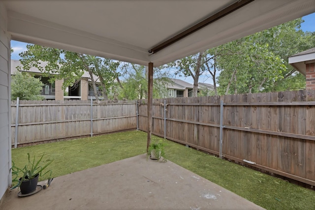 8805 Highland Orchard Dr, Fort Worth, TX 76179 - fenced backyard featuring a patio area