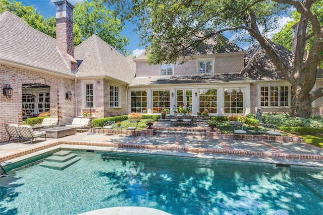5930 Desco Dr, Dallas, TX 75225 - outdoor pool featuring a patio
