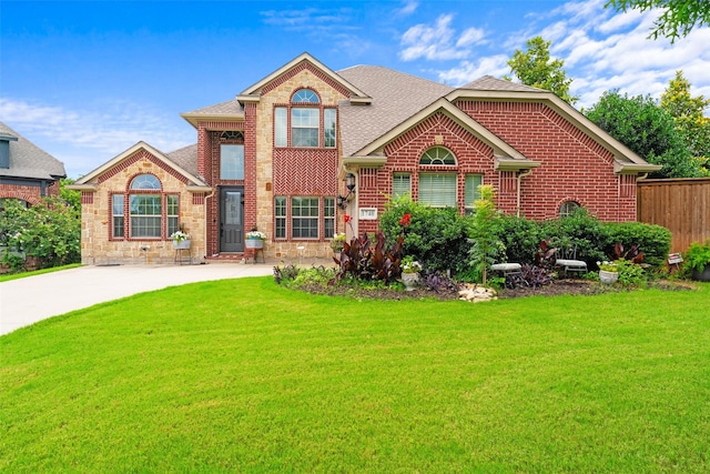 1740 Greenwood Ct, Prosper, TX 75078 - view of front of property featuring brick siding and roof with shingles