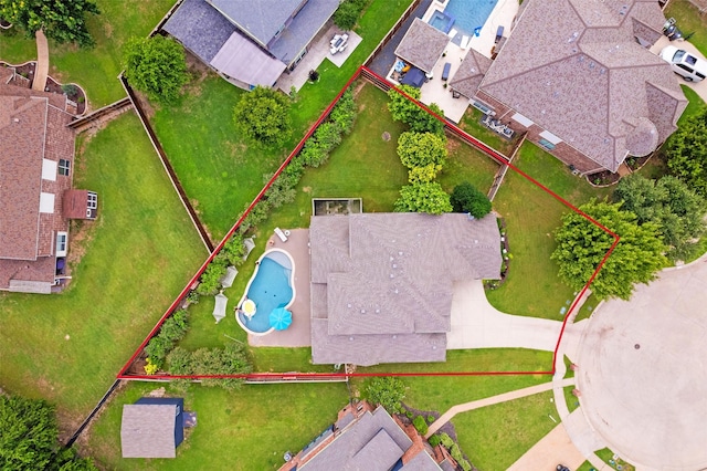1740 Greenwood Ct, Prosper, TX 75078 - view of property location featuring property parcel outlined