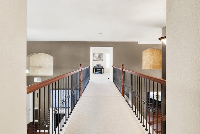 3217 Tearose Dr, Richardson, TX 75082 - corridor with carpet