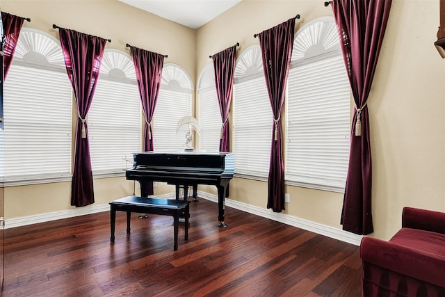 3217 Tearose Dr, Richardson, TX 75082 - living area featuring wood finished floors and baseboards