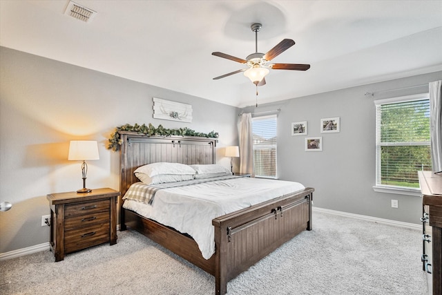813 Evergreen St, Princeton, TX 75407 - bedroom featuring light carpet and a ceiling fan