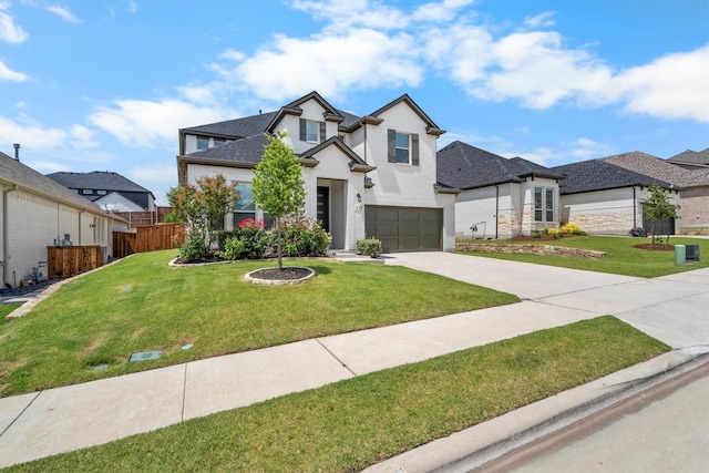 332 Augusta Ct, Oak Point, TX 75068 - view of front facade featuring concrete driveway and an attached garage