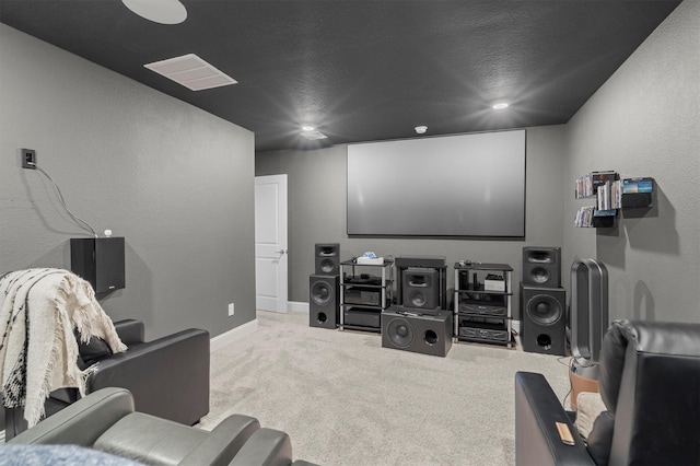 332 Augusta Ct, Oak Point, TX 75068 - cinema room with carpet floors and a textured ceiling