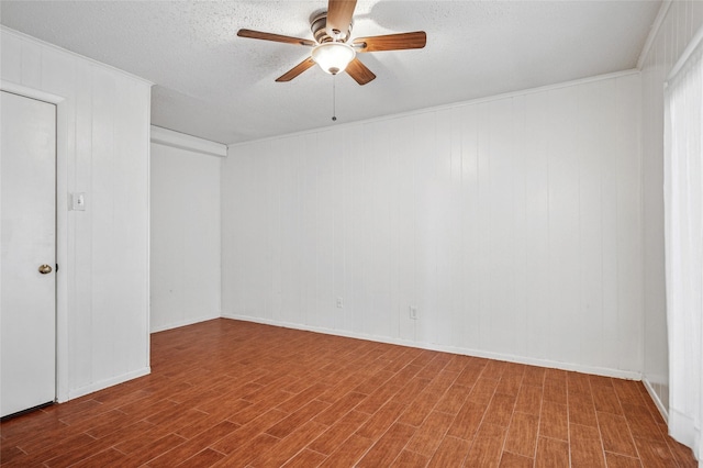 1822 Lakecrest Ct, Carrollton, TX 75006 - empty room featuring a ceiling fan and wood finished floors