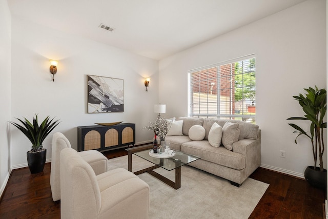 1205 Apache Lake Dr, Carrollton, TX 75010 - living area with wood-type flooring and baseboards