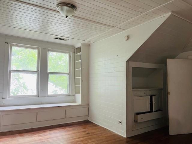106 Lawrence Ave, Terrell, TX 75160 - additional living space featuring wood ceiling and wood finished floors
