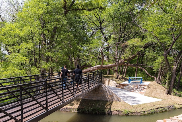 2105 Hazel Lily Run, Mesquite, TX 75181 - view of patio / terrace with a water view