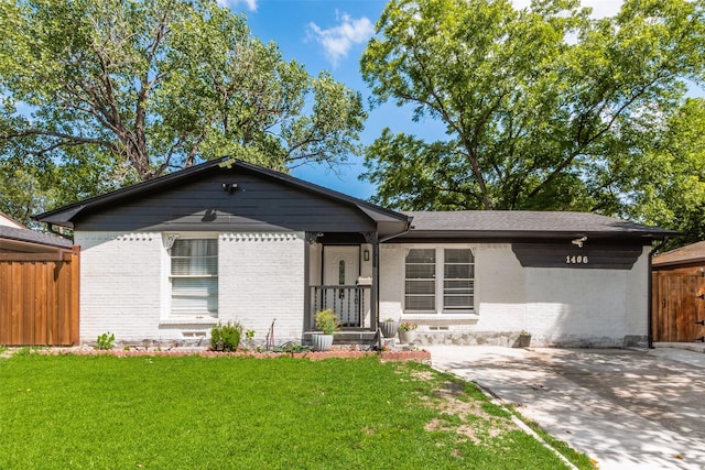 1406 Highland St, Mesquite, TX 75149 - view of front of home with brick siding