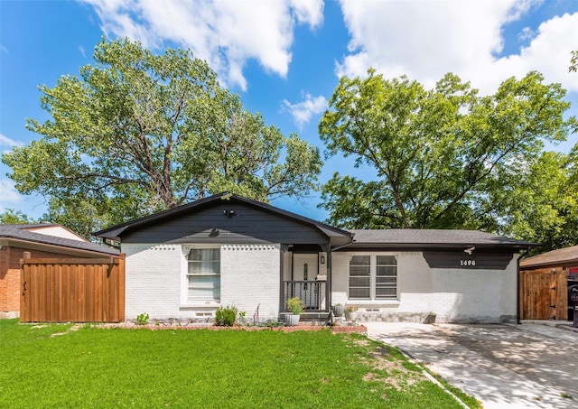 1406 Highland St, Mesquite, TX 75149 - view of front of house featuring brick siding