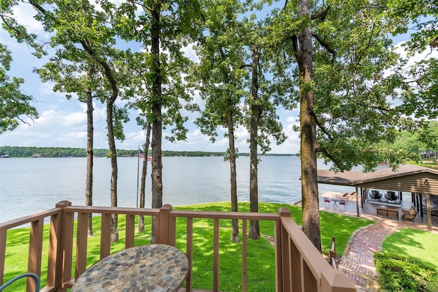 329 Hickory Hill Ln, Scroggins, TX 75480 - water view