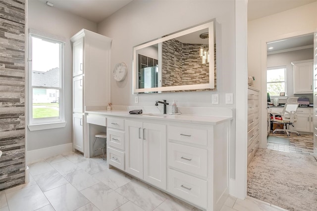 720 Glade Park Ct, Azle, TX 76020 - full bath featuring vanity and baseboards