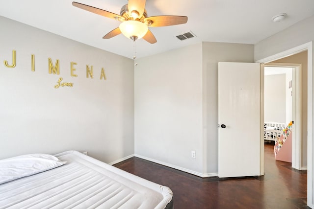 6724 Meadow Way Ln, Fort Worth, TX 76179 - bedroom with baseboards and a ceiling fan