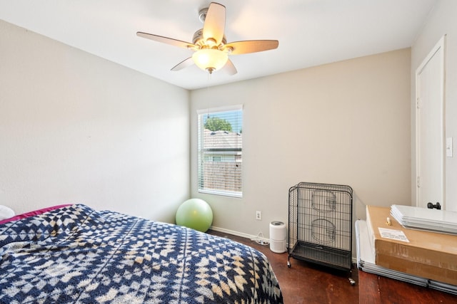 6724 Meadow Way Ln, Fort Worth, TX 76179 - bedroom featuring baseboards and ceiling fan