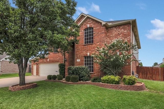 5233 Scenic Point Dr, Fort Worth, TX 76244 - traditional-style house featuring brick siding and driveway