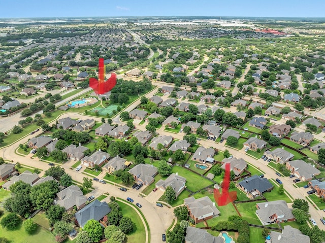 5233 Scenic Point Dr, Fort Worth, TX 76244 - aerial view of property and surrounding area with nearby suburban area