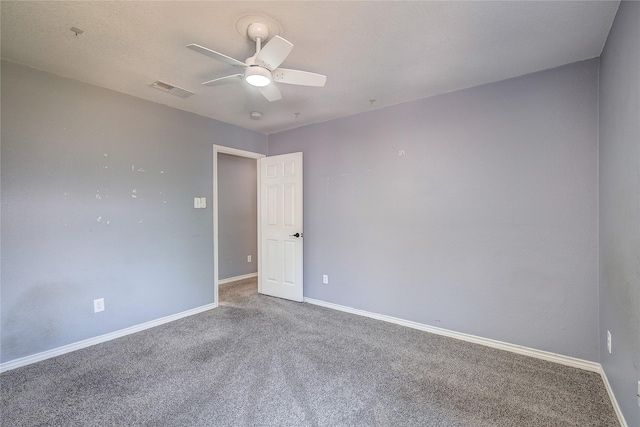 1015 Midnight Pass, Rockwall, TX 75087 - carpeted spare room featuring a ceiling fan and a smoke detector
