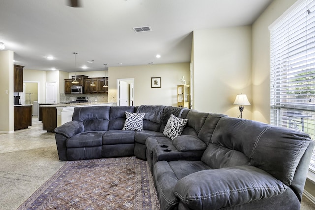 2600 Canyon Wren Ln, Fort Worth, TX 76244 - living area featuring recessed lighting