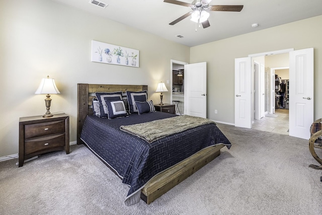 2600 Canyon Wren Ln, Fort Worth, TX 76244 - bedroom featuring carpet and a ceiling fan