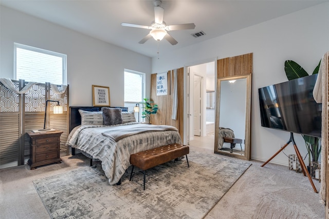 5511 Grand Ave, Sachse, TX 75048 - carpeted bedroom featuring a ceiling fan