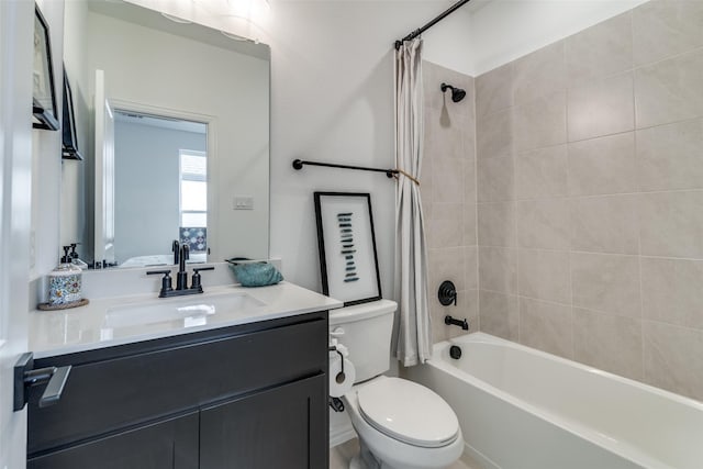 5511 Grand Ave, Sachse, TX 75048 - bathroom featuring vanity and shower / tub combo
