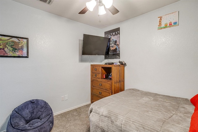 321 E Hampton Rd, Crowley, TX 76036 - bedroom with carpet floors and ceiling fan