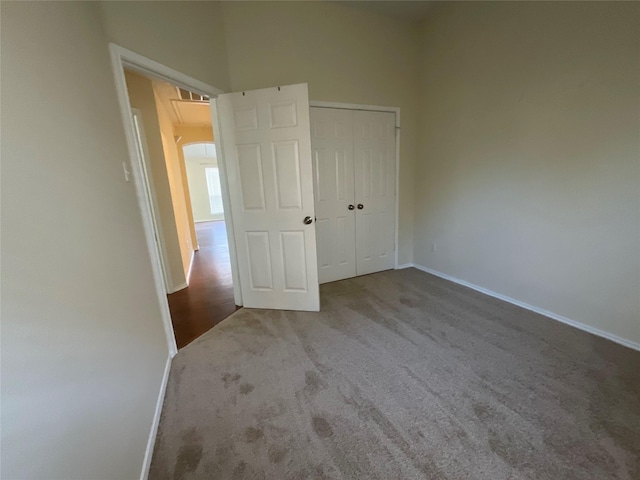 939 Clear Creek Dr, Mesquite, TX 75181 - unfurnished bedroom featuring carpet flooring and a closet