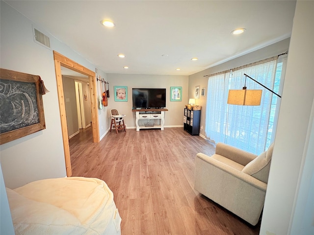 4124 Maryview Ct, Haltom City, TX 76117 - living area featuring recessed lighting and wood finished floors