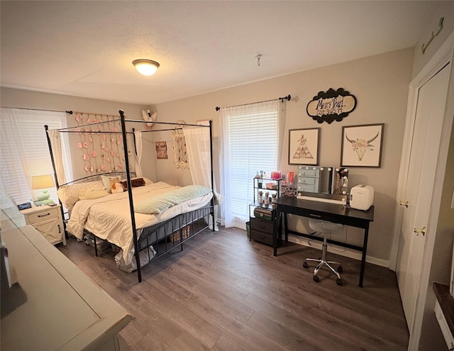 4124 Maryview Ct, Haltom City, TX 76117 - bedroom with wood finished floors