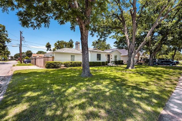 4903 Wateka Dr, Dallas, TX 75209 - ranch-style house featuring a chimney