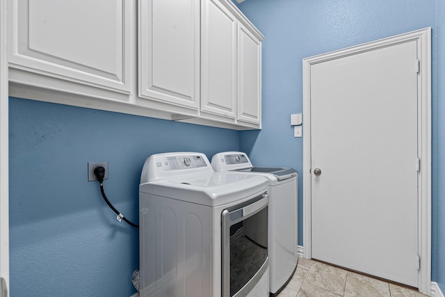 1904 Yarmouth Ct, Mansfield, TX 76063 - laundry area with separate washer and dryer and cabinet space